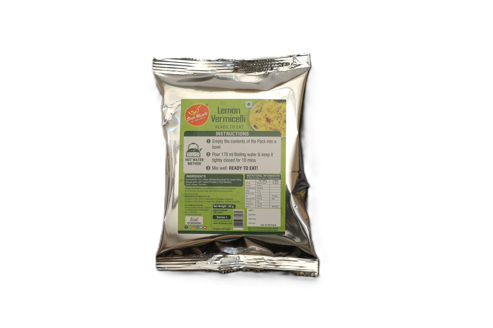 Lemon Vermicelli