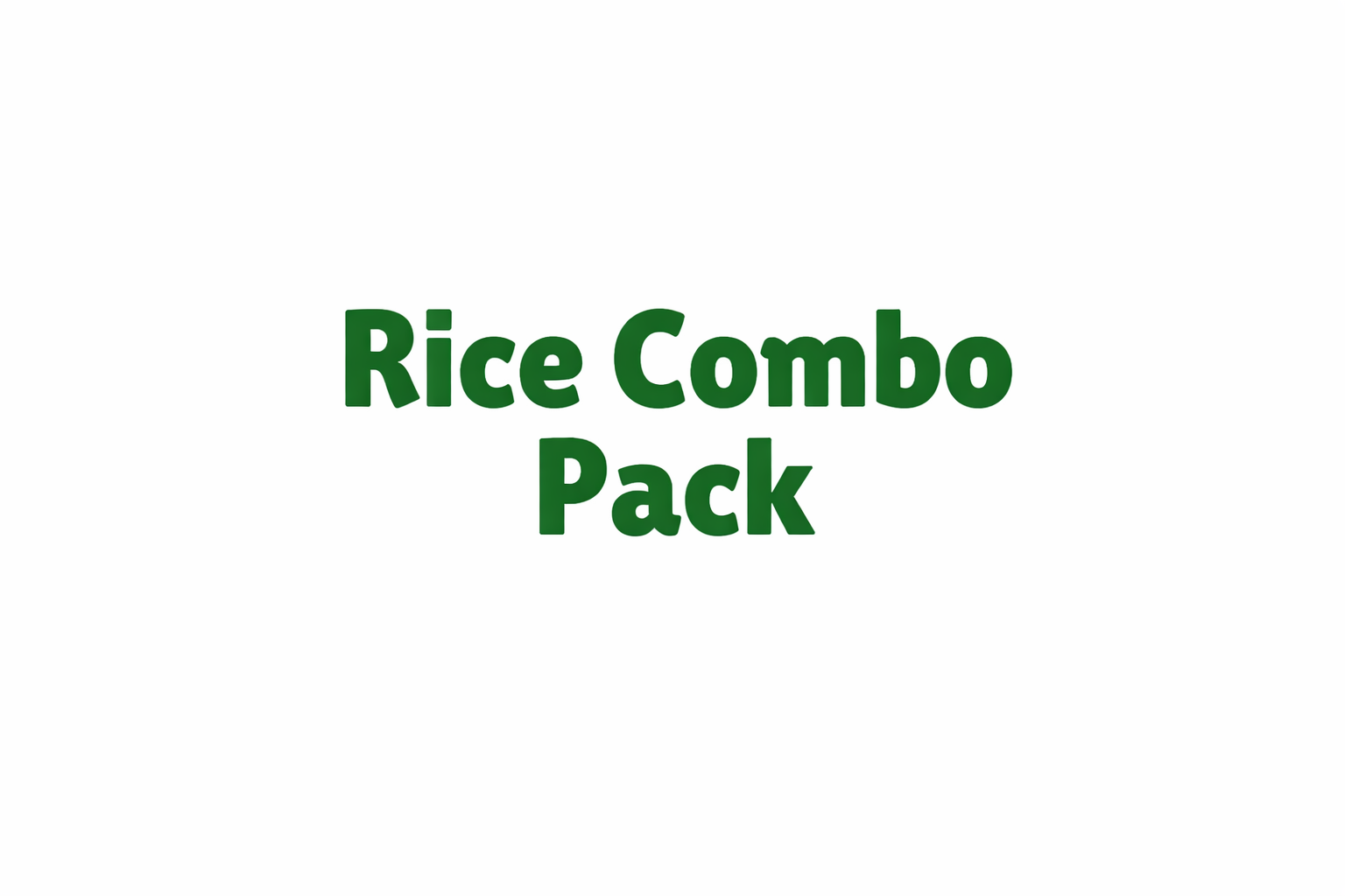 Rice combo Pack