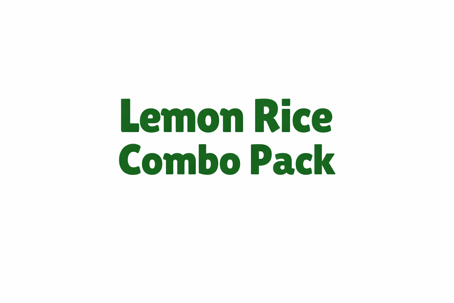 Lemon Rice combo Pack